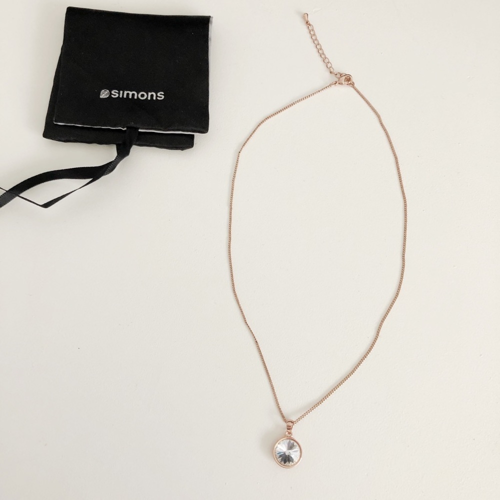Simons Rose Gold Necklace - Picture 1 of 2